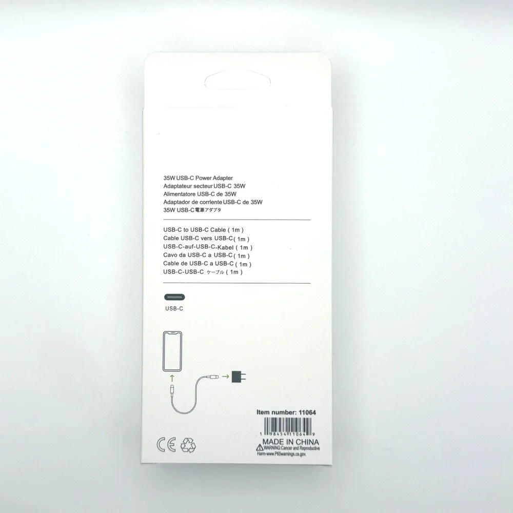 GadgetsandMore | 35W USB C Power Adapter and USB C to USB C Cable Fast Charger‎